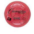 Champion Sports 3 Size Extreme Series Soccer Ball - Red CHSEX3RD